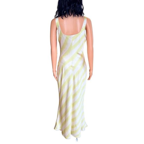 NWT Avec Les Filles Bias Cut Striped Maxi Dress - Picture 6 of 7